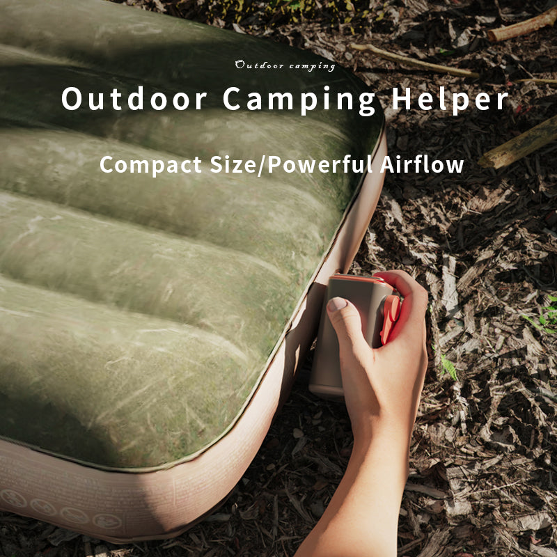 🔥50% off🔥Mini Wireless Electric Air Pump | Pocket-Sized Rechargeable Inflatables Deflator | Portable Camping Lantern & Vacuum Storage Pump with Multi-Nozzles