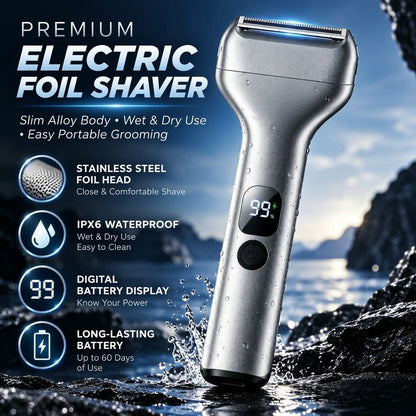 🪒 First 50 customers enjoy 50% off! 🔥 Rechargeable reciprocating electric shaver for men