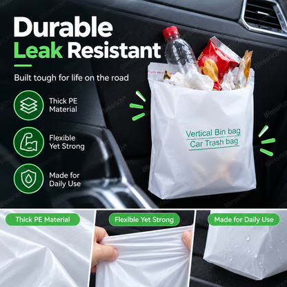💞50K+ SOLD!🚗Self-Adhesive Car Cleaning Bags Car Trash Bag🧹✨