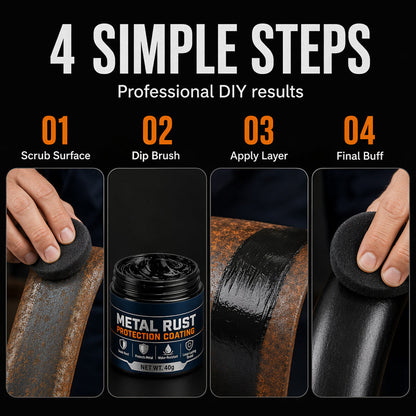 🎨🖌️Metal Rust Protection Black Repair Paste