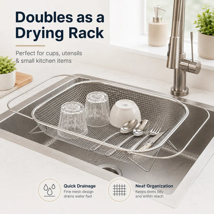 🎉💦 Expandable Over-the-Sink Strainer Basket