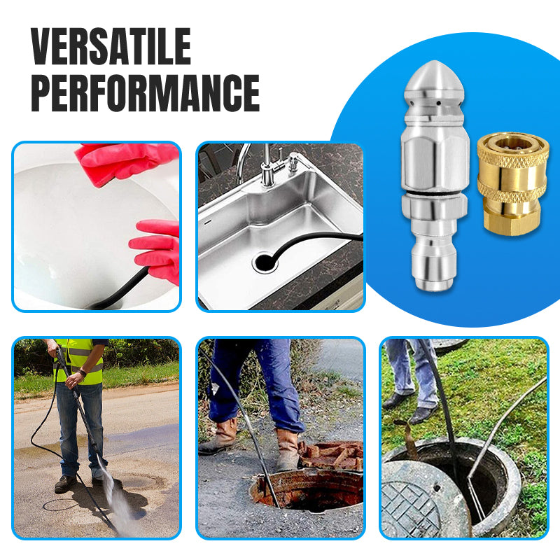 🔥 BUY 1 GET 1 FREE🔥Powerful Pipe Cleaning and Unclogging Nozzle