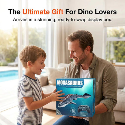 🎉Last day of promotion🧽2.4G RC Mosasaurus Swimming Toy with Spray