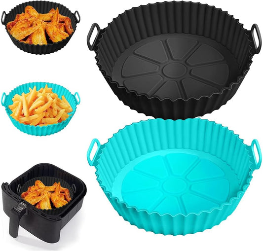 🔥2026 HOT SALE🔥6-Piece Silicone Baking Tray Set For Air Fryers
