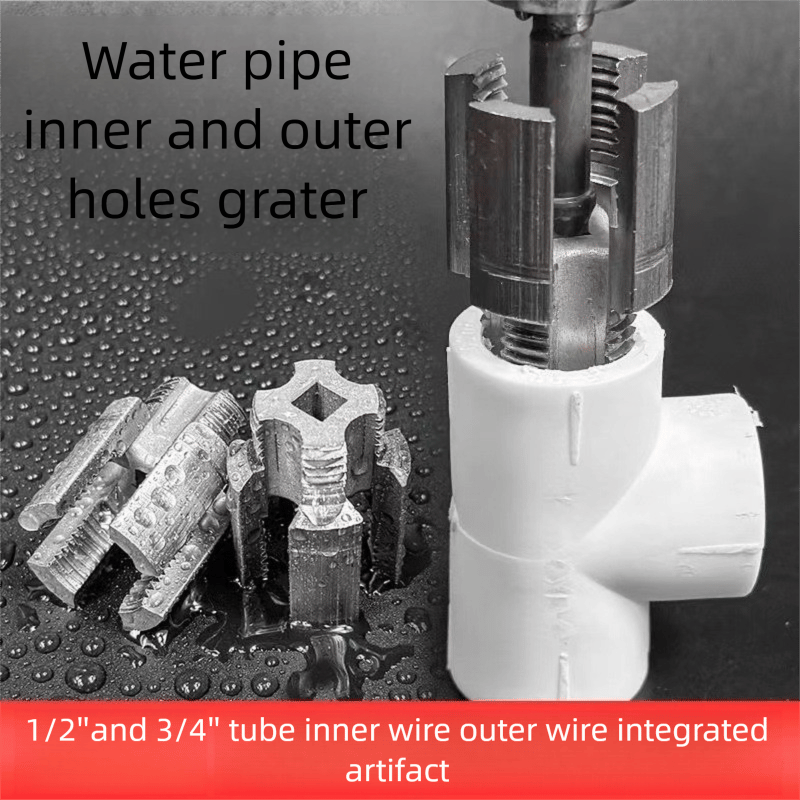 🪛1/2'' and 3/4'' Water pipe internal and external integrated threader
