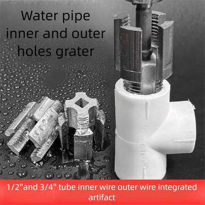 🪛1/2'' and 3/4'' Water pipe internal and external integrated threader