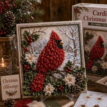 🔥 Half Price Offer - 🎄 3D Christmas Fabric Stamping Set