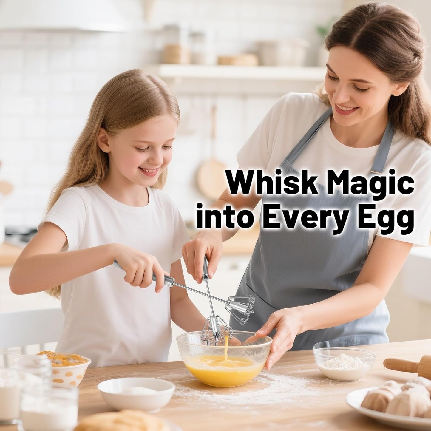 🔥Stainless Steel Automatic Mixer – No electricity required, quick and easy mixing
