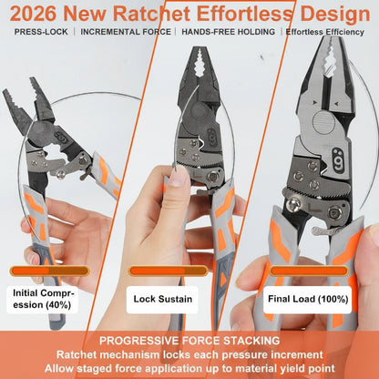 💥50%OFF🔧Ratchet Wire Cutters - 67% Labor-Saving Dual Mode (Normal/Ratchet)