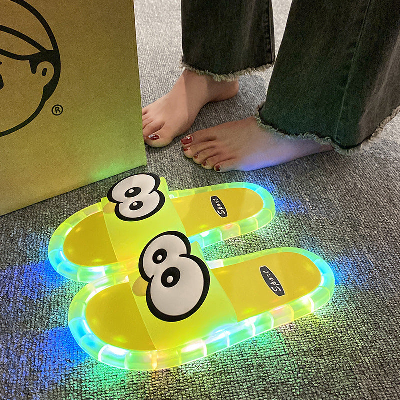 🔥Last Day Sale 50% OFF⏰🩴👀Cute Slippers With Cartoon Motifs That Glow👣🎁