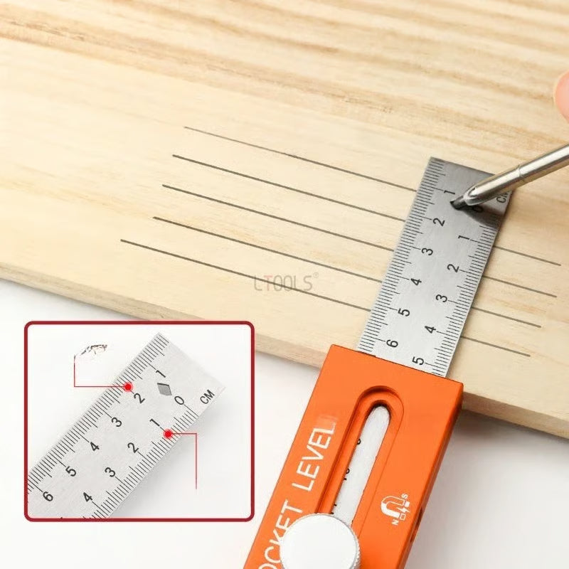 📏Multifunctional marking level ruler🚗Delivered within five working days🔥
