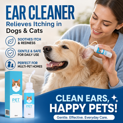🔥Buy one get one free for a limited time!🔥 🐱 Ear cleaner to relieve ear itching in dogs and cats🐶
