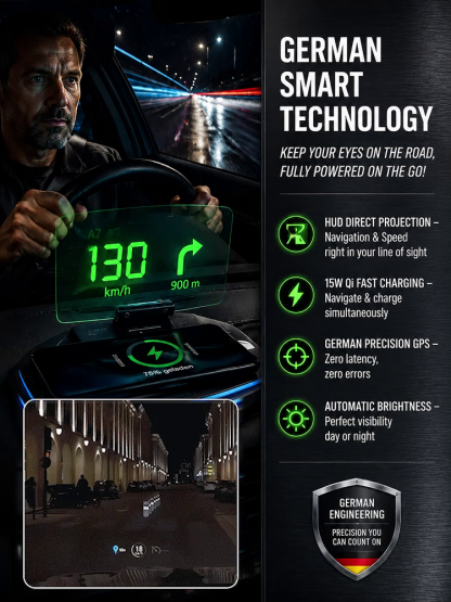 🚗50% off for a limited time! Smart car HUD "co-pilot": clear guidance, suitable for various models