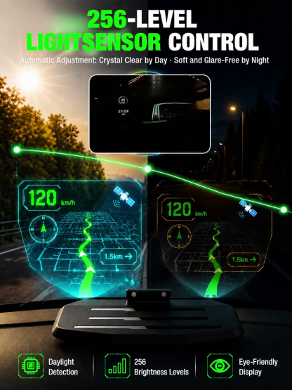 🚗50% off for a limited time! Smart car HUD "co-pilot": clear guidance, suitable for various models