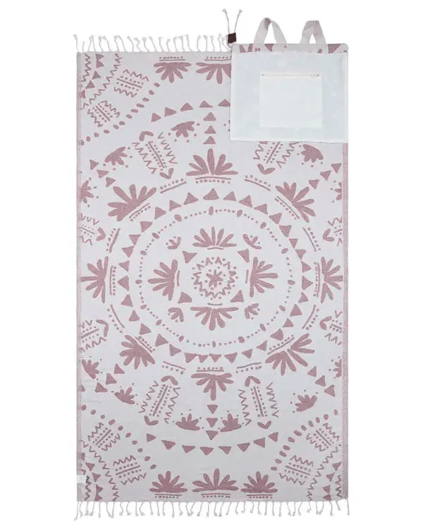 ⏰Limited-time 50% off 🏖️2-in-1 Convertible Towel & Backpack with Inner Zip Pocket & Sand-Repelling Fabric