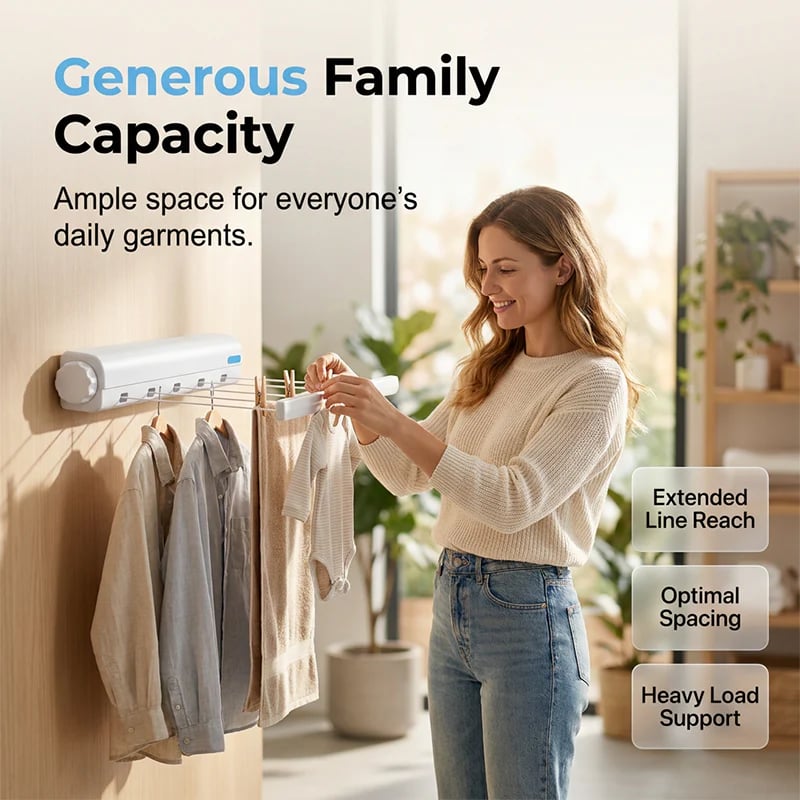 🔥2026 HOT SALE🔥Retractable Multi-Line Clothesline Dryer