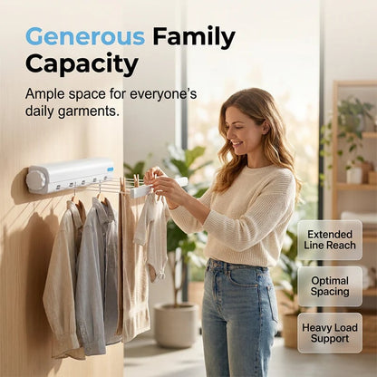 🔥2026 HOT SALE🔥Retractable Multi-Line Clothesline Dryer