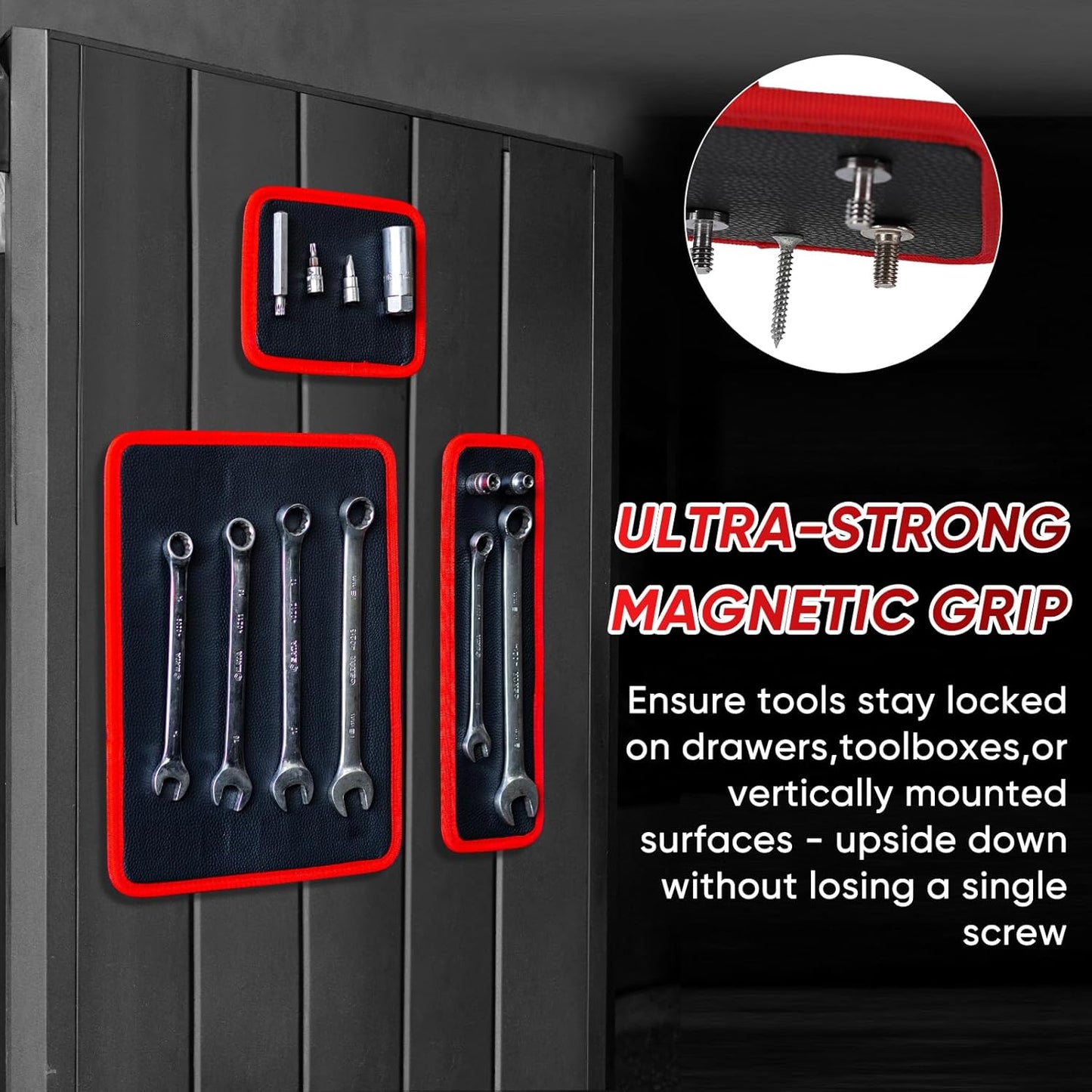 🔥50%OFF🔥3PC Flexible Magnetic Tool Mat & Tray Holder