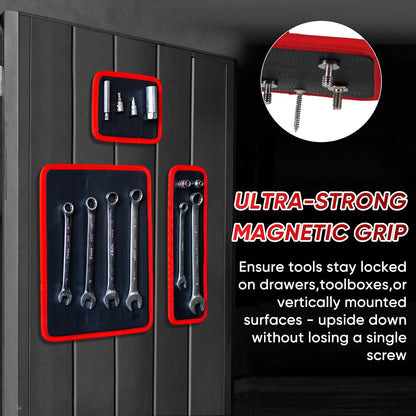 🔥50%OFF🔥3PC Flexible Magnetic Tool Mat & Tray Holder