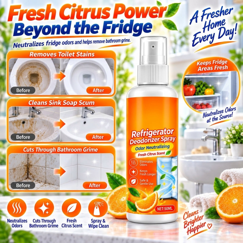 🧊 Half-price offer for the first 50 customers! 🍋 Say goodbye to fridge odors!
