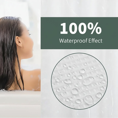 🔥50%OFF💥No-Hook Shower Curtain