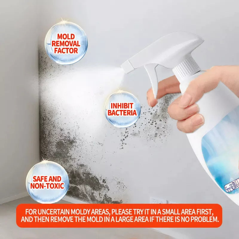 🔥Buy One Get One Free for a Limited Time🔥 High-Efficiency Mold Remover Spray - Prevents Mold from Growing Again 🚫🧫