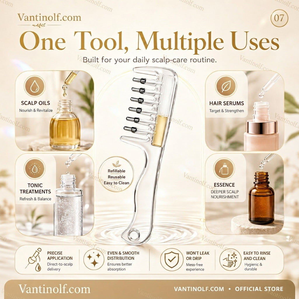 🎁💥Last day for half price! Buy 2 get 1 free for the first 50 customers!! ⏰💕🌟Scalp serum application comb