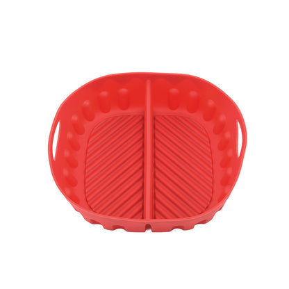 ⏱️ Buy 1 Get 1 Free – Today Only 🔥 Reusable Compartmentalized Silicone Air Fryer Liner
