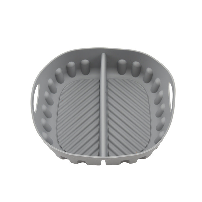 ⏱️ Buy 1 Get 1 Free – Today Only 🔥 Reusable Compartmentalized Silicone Air Fryer Liner