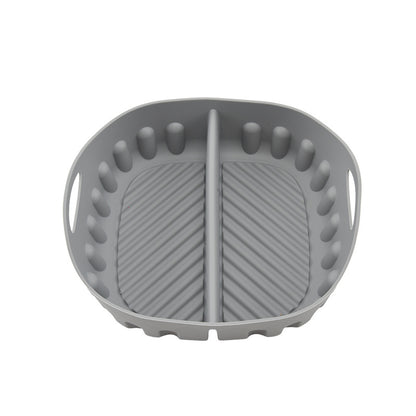 ⏱️ Buy 1 Get 1 Free – Today Only 🔥 Reusable Compartmentalized Silicone Air Fryer Liner