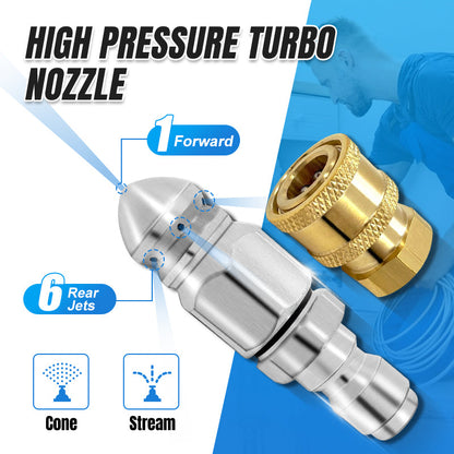 🔥 BUY 1 GET 1 FREE🔥Powerful Pipe Cleaning and Unclogging Nozzle