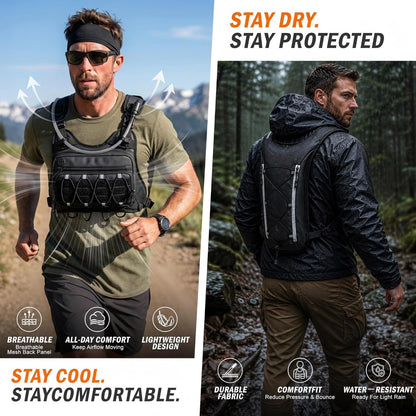 🔥HOT SALE 50% OFF🍲Men's running vest with 2-liter water bladder