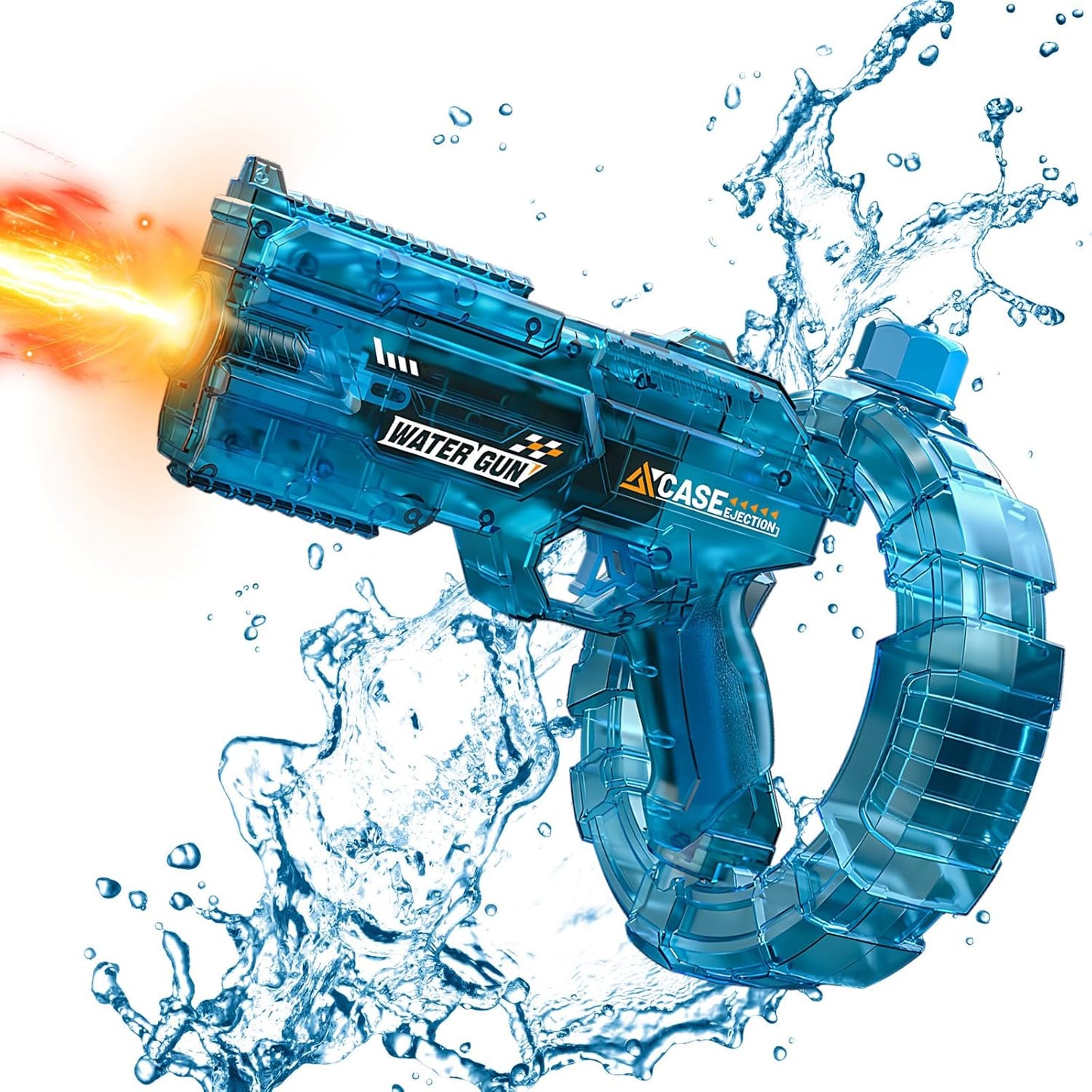 💥50%OFF🔫2026 New Large Capacity Electric Water Gun Toy, Automatic High-Speed Continuous Fire with LED Flashlight