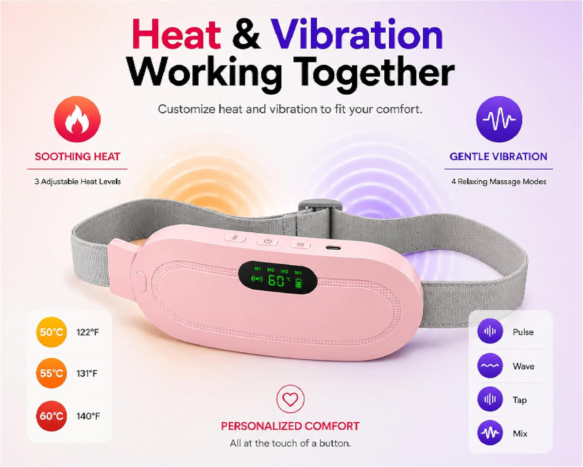 🏆 LIMITED-TIME 50% OFF! ✨The Best Gift for Her! Dynamic Massage and Heating Belt for Menstruation
