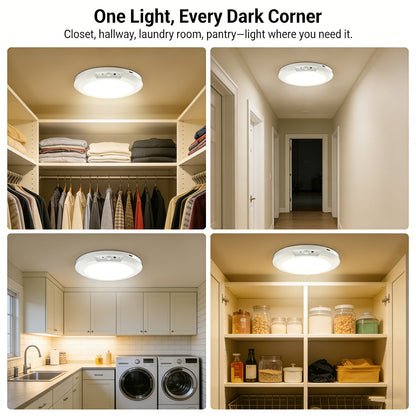 💥50%OFF💡3-Mode Motion Sensor Ceiling Light – Rechargeable, Magnetic, Wireless