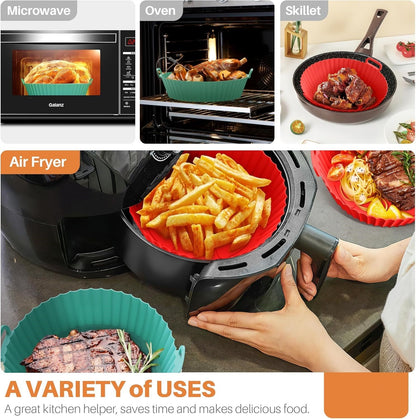 🔥2026 HOT SALE🔥6-Piece Silicone Baking Tray Set For Air Fryers