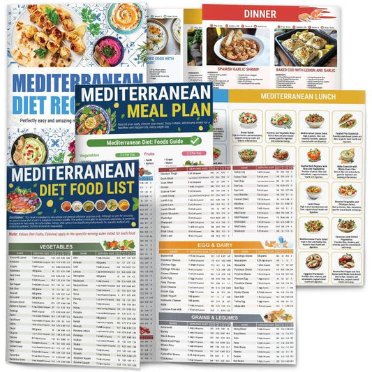 🔥2026 Mediterranean Diet Food List (with Diabetic Recipes)