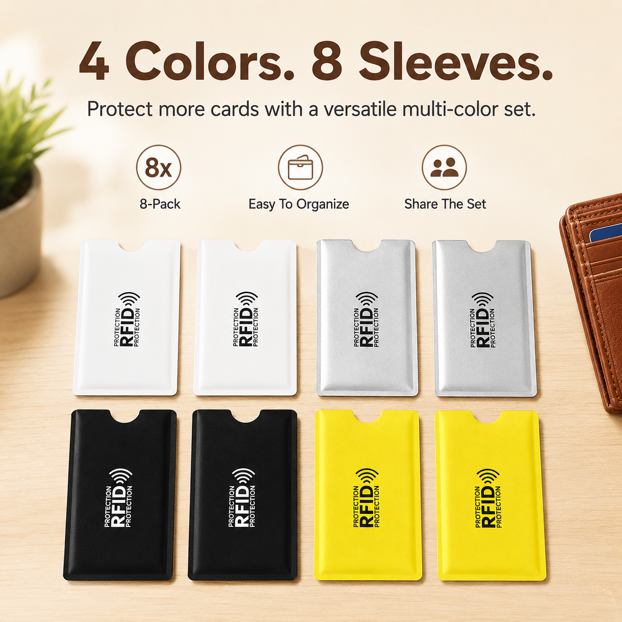 🔥Limited-time 50% off🧲RFID Blocking Sleeves for Credit Cards