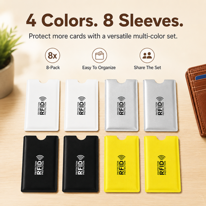 🔥Limited-time 50% off🧲RFID Blocking Sleeves for Credit Cards