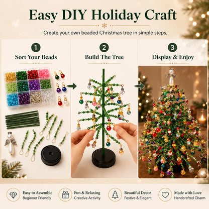 💥Christmas Hot Sale !!! 🎄✨ DIY Beaded Christmas Tree Kit