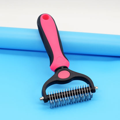 🎁New Arrival 50% OFF💥 2-in-1 Deshedding & Dematting Pet Brush