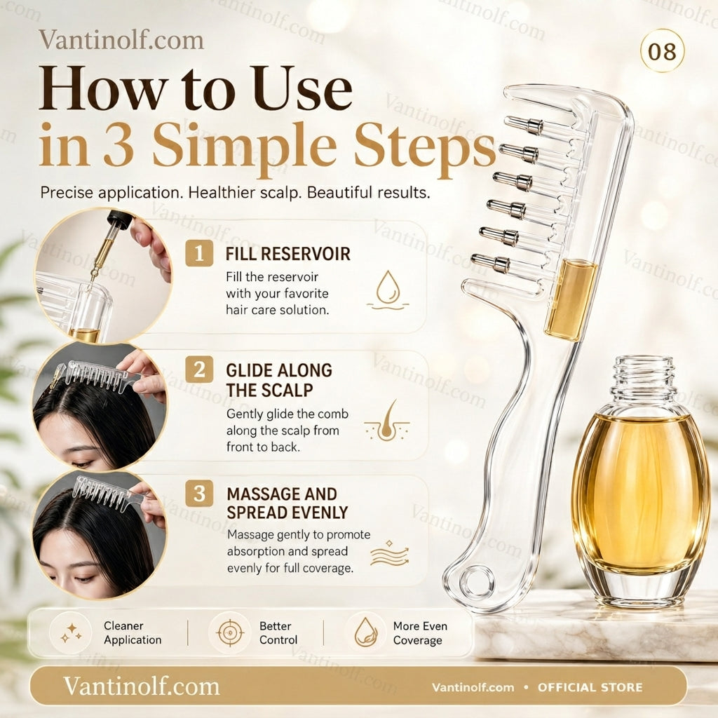 🎁💥Last day for half price! Buy 2 get 1 free for the first 50 customers!! ⏰💕🌟Scalp serum application comb