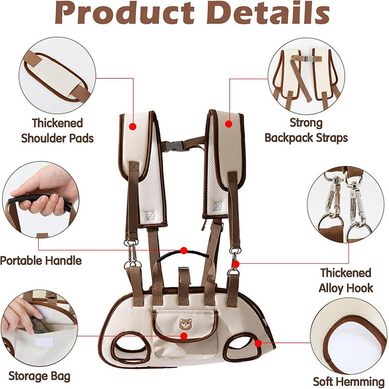 🔥2026 HOT SALE🔥Double-shoulder and hand-held pet leash backpack