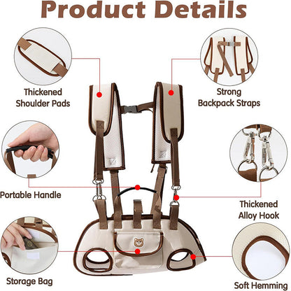 🔥2026 HOT SALE🔥Double-shoulder and hand-held pet leash backpack
