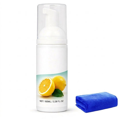 ⏳🔥LIMITED-TIME 50% OFF! ⏰Buy 1 Get 1 Free！Scented Foam Cleaner - Lemon Scent, Multi-purpose Gentle Stain Remover for Home, Kitchen, and Bathroom
