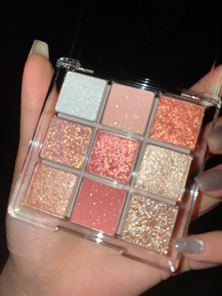🔥Buy 1 Get 1 Free🔥Knitted Sweater 9 Shades Eyeshadow Palette, Earth Tone Matte Shimmer Glitter Orange Brown Chocolate Makeup