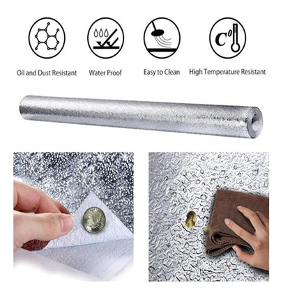 📢 HOT  SALE ! ✨Aluminum Foil Self Adhesive Wall Stickers