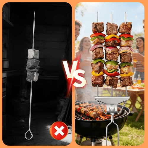 🔥Limited-time 50% off✨ Stainless Steel BBQ Skewers