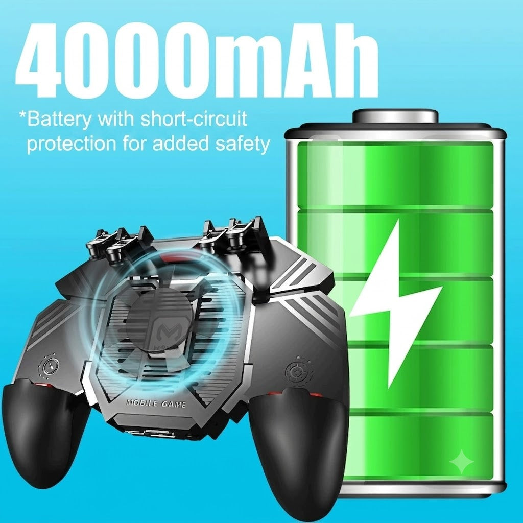 🔥Today’s Special🔥2 In 1 Phone Cooler with 4 Finger & 6 Finger Gaming Trigger Auxiliary Tool