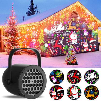 📢 Limited-time 50% off 🎄✨LED Christmas Projection Lamp – 16 Patterns of Pure Holiday Magic!